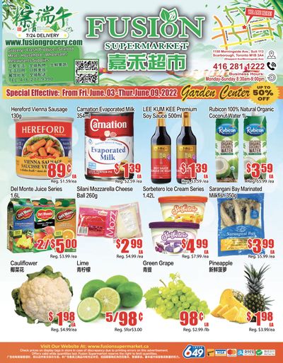 Fusion Supermarket Flyer June 3 to 9