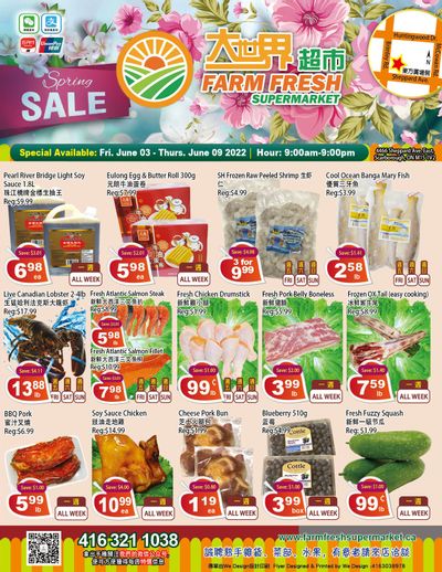 Farm Fresh Supermarket Flyer June 3 to 9