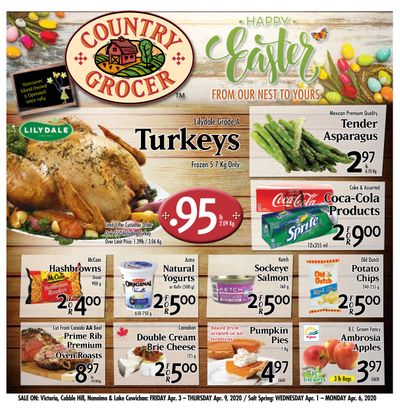 Country Grocer Flyer April 3 to 9