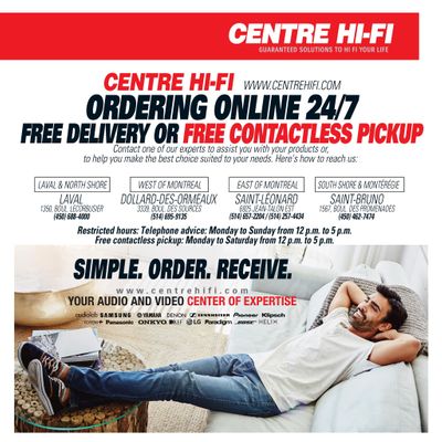 Centre Hi-Fi Flyer April 3 to 9
