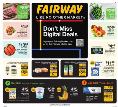 Fairway Market (CT, NJ, NY) Weekly Ad Flyer June 3 to June 10
