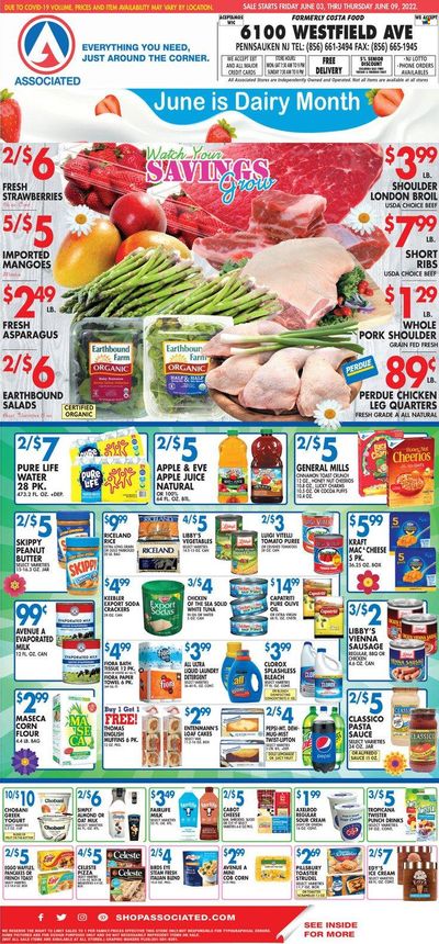Associated Supermarkets (NY) Weekly Ad Flyer June 3 to June 10