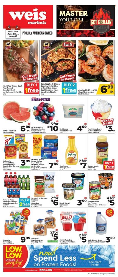 Weis (MD, NY, PA) Weekly Ad Flyer June 3 to June 10