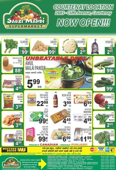 Sabzi Mandi Supermarket Flyer June 3 to 8