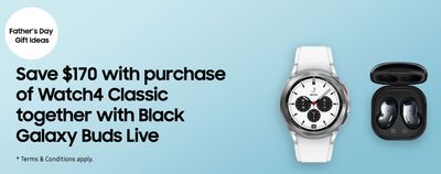 Samsung Canada Father’s Day Deals: Save $170 on Galaxy Watch4 Smartwatches + More Offers