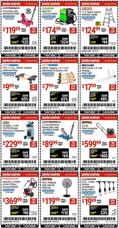 Harbor Freight Weekly Ad Flyer June 6 to June 13