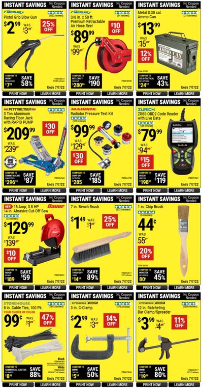 Harbor Freight Weekly Ad Flyer June 6 to June 13