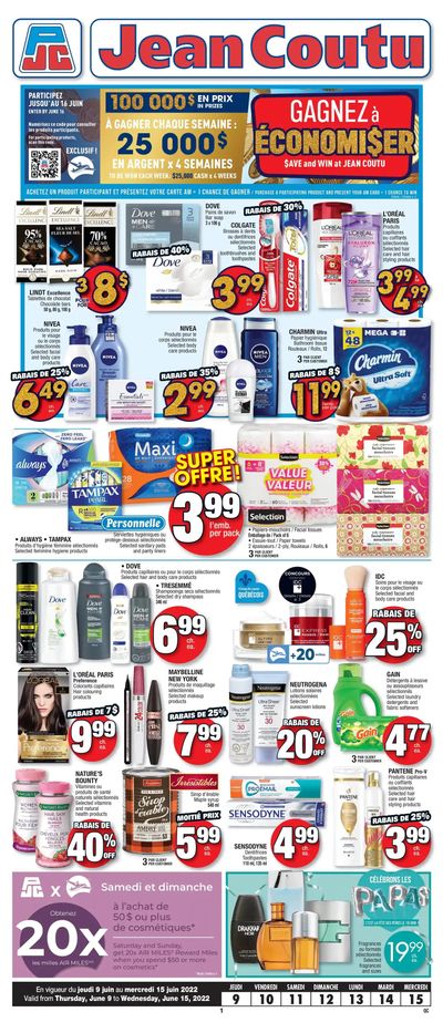 Jean Coutu (QC) Flyer June 9 to 15