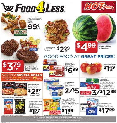 Food 4 Less (IN) Weekly Ad Flyer June 7 to June 14