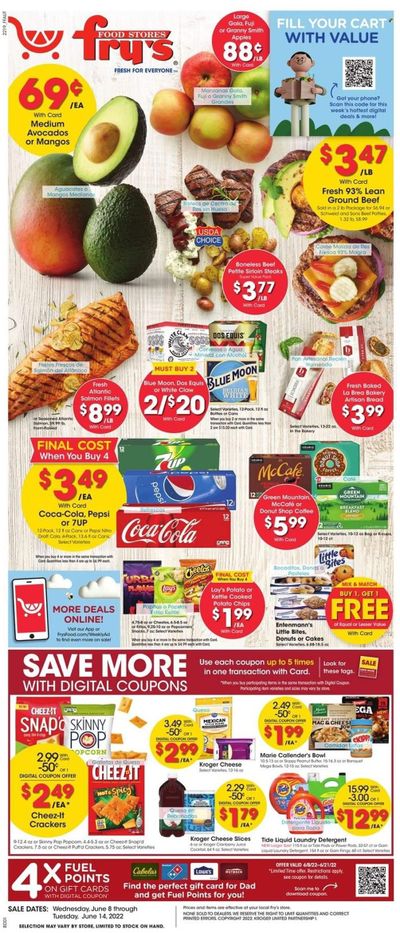 Fry’s (AZ) Weekly Ad Flyer June 7 to June 14