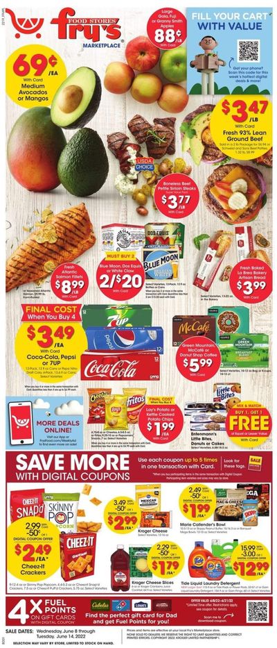 Fry’s (AZ) Weekly Ad Flyer June 7 to June 14