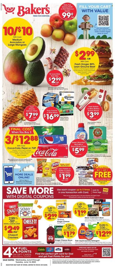 Baker's (NE) Weekly Ad Flyer June 7 to June 14