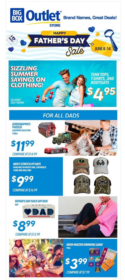 Big Box Outlet Store Flyer June 8 to 14