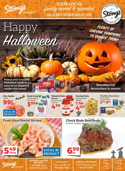 Stong's Market Flyer October 25 to 31