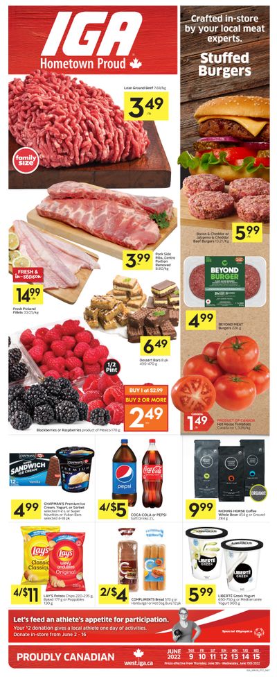 IGA (West) Flyer June 9 to 15
