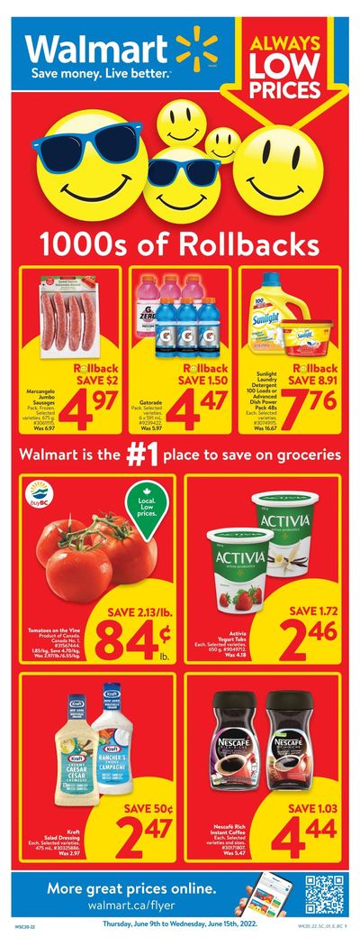 Walmart (West) Flyer June 9 to 15