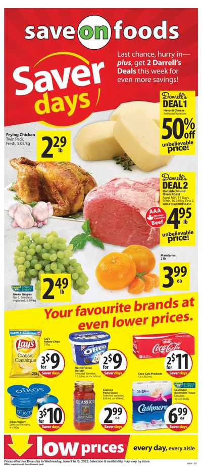 Save on Foods (AB) Flyer June 9 to 15