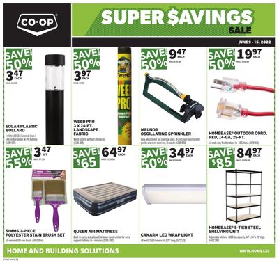 Co-op (West) Home Centre Flyer June 9 to 15