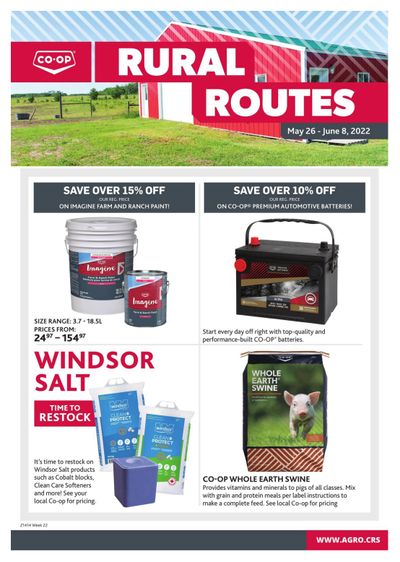 Co-op (West) Rural Routes Flyer May 26 to June 8