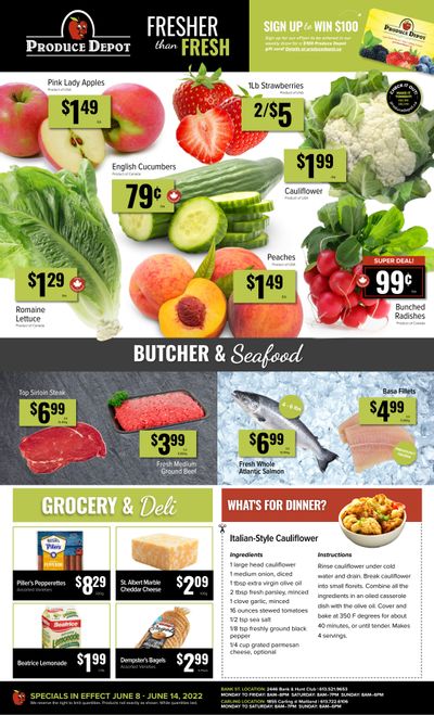 Produce Depot Flyer June 8 to 14