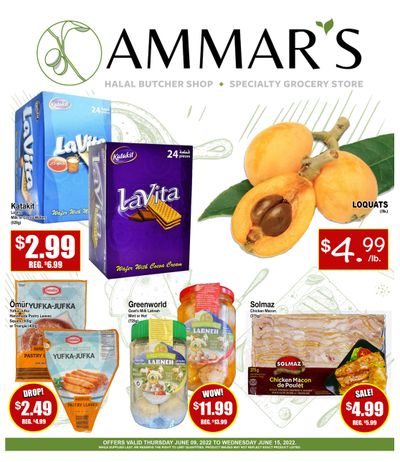 Ammar's Halal Meats Flyer June 9 to 15