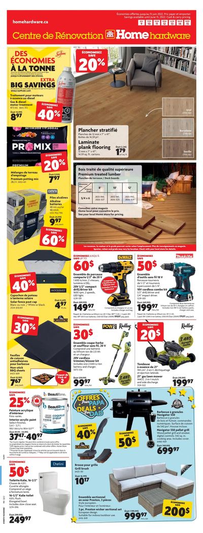 Home Hardware Building Centre (QC) Flyer June 9 to 15