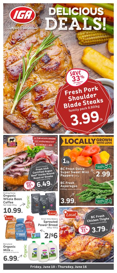 IGA Stores of BC Flyer June 10 to 16