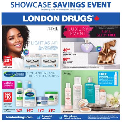 London Drugs Showcase Savings Event Flyer June 10 to 22