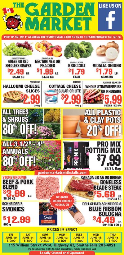 The Garden Market Flyer June 10 to 16