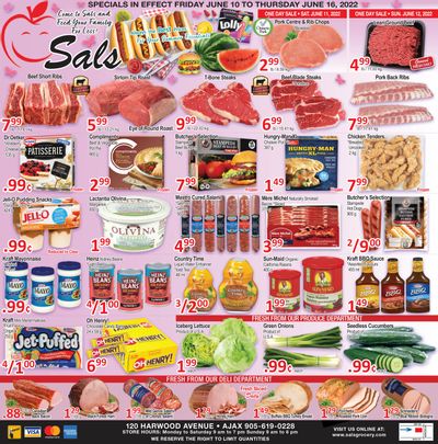 Sal's Grocery Flyer June 10 to 16