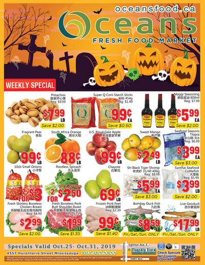 Oceans Fresh Food Market (Mississauga) Flyer October 25 to 31