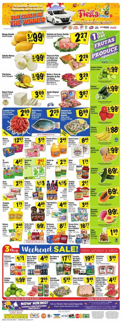 Fiesta Mart (TX) Weekly Ad Flyer June 9 to June 16