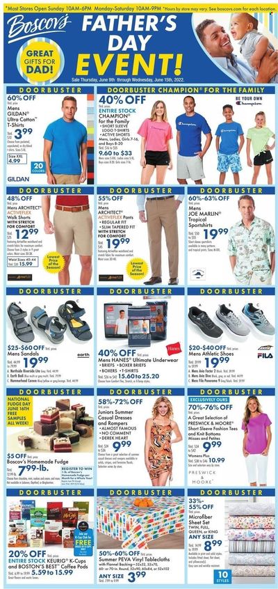 Boscov's (CT, DE, MD, NJ, NY, PA) Weekly Ad Flyer June 9 to June 16