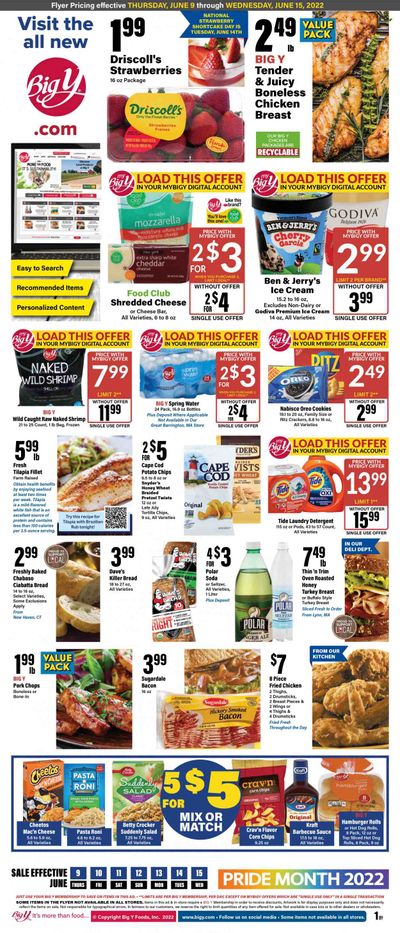 Big Y (CT, MA) Weekly Ad Flyer June 9 to June 16