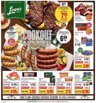 Lowes Foods (NC, SC) Weekly Ad Flyer June 9 to June 16