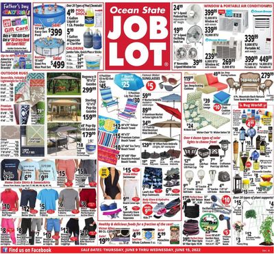Ocean State Job Lot (CT, MA, ME, NH, NJ, NY, RI) Weekly Ad Flyer June 9 to June 16