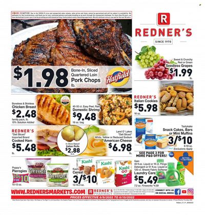 Redner's Markets (DE, MD, PA) Weekly Ad Flyer June 9 to June 16