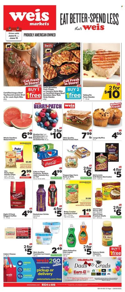 Weis (MD, NY, PA) Weekly Ad Flyer June 9 to June 16