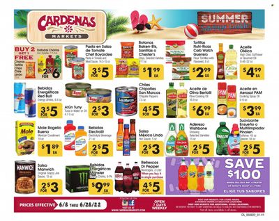Cardenas (CA, NV) Weekly Ad Flyer June 9 to June 16