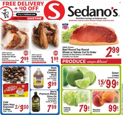 Sedano's (FL) Weekly Ad Flyer June 9 to June 16