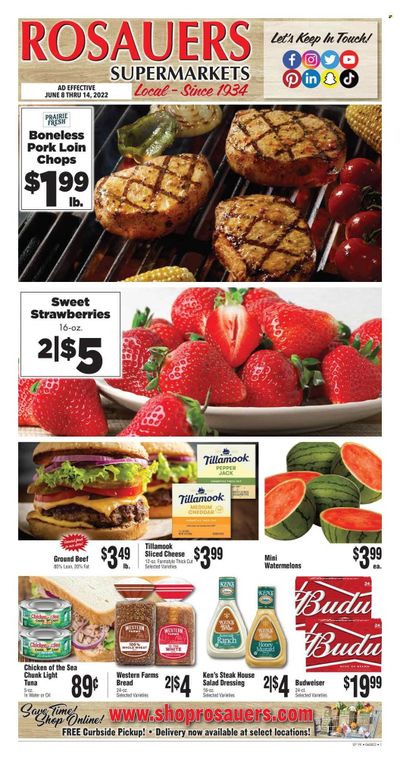 Rosauers (ID, MT, OR, WA) Weekly Ad Flyer June 9 to June 16