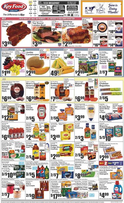 Key Food (NY) Weekly Ad Flyer June 9 to June 16