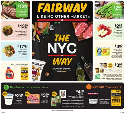 Fairway Market (CT, NJ, NY) Weekly Ad Flyer June 9 to June 16