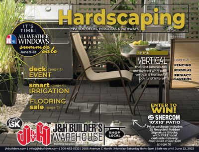 J&H Builder's Warehouse Flyer June 9 to 22
