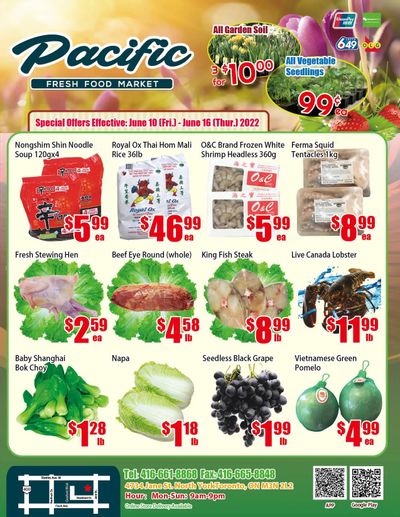 Pacific Fresh Food Market (North York) Flyer June 10 to 16