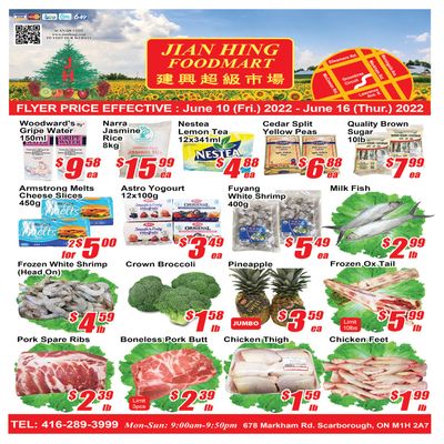 Jian Hing Foodmart (Scarborough) Flyer June 10 to 16