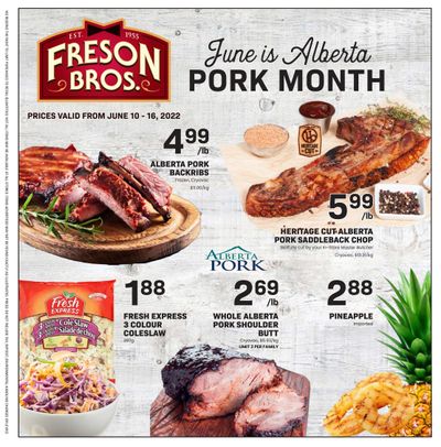 Freson Bros. Flyer June 10 to 16