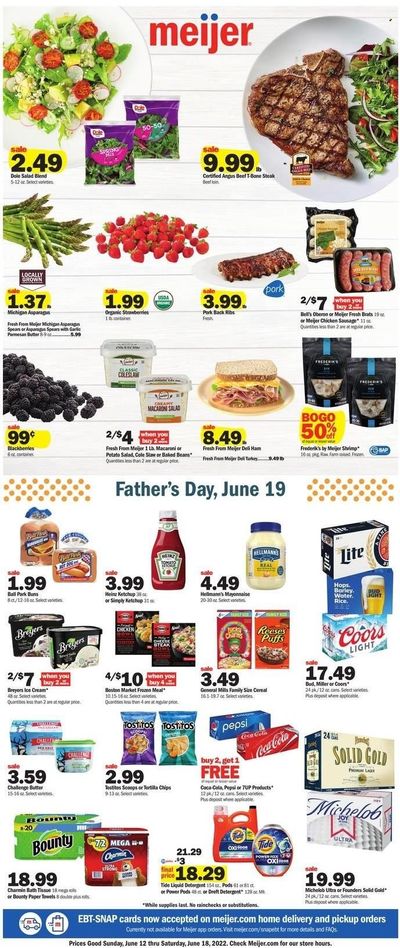 Meijer (MI) Weekly Ad Flyer June 10 to June 17
