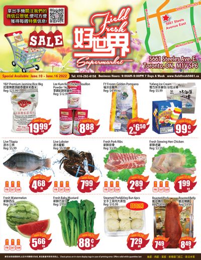 Field Fresh Supermarket Flyer June 10 to 16