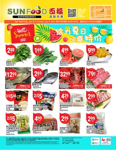 Sunfood Supermarket Flyer June 10 to 16